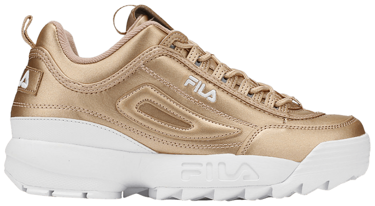 metallic gold fila