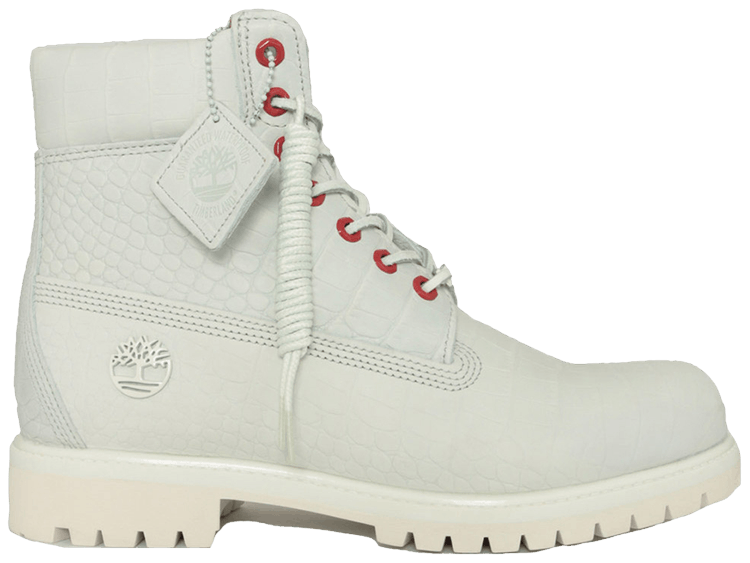 white serpent timberland boots