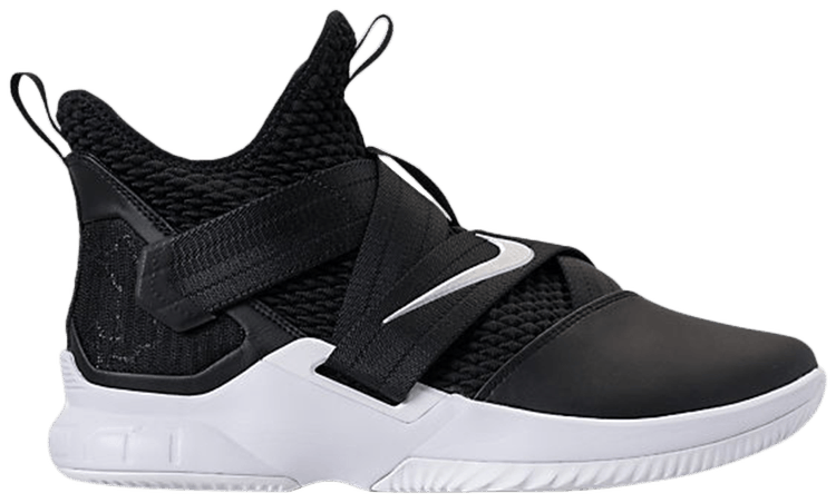 lebron soldier 12 white and black