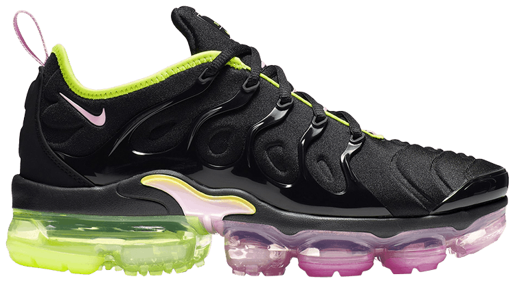vapormax plus green and pink