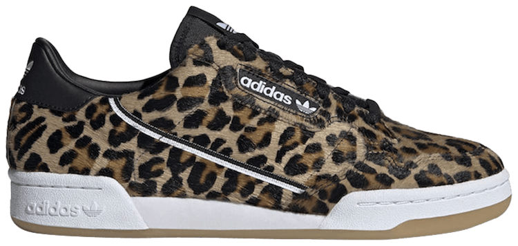 adidas continental leopard