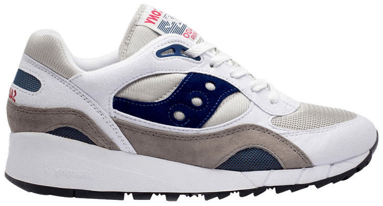 saucony shadow 6000 white grey navy