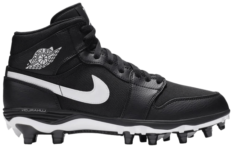 all black jordan 1 cleats