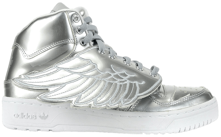 adidas jeremy scott wings 2.0 metallic silver