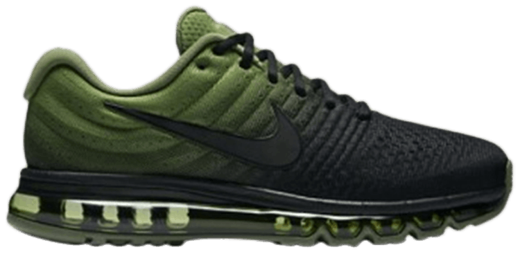 nike air max 2017 green running shoes