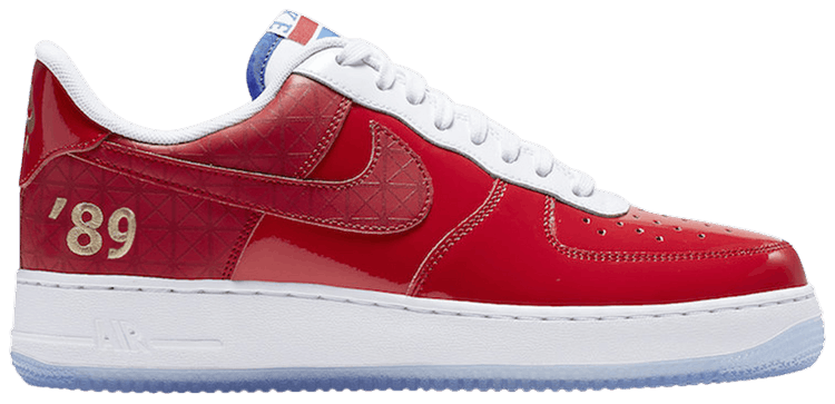 red and white nba air force 1