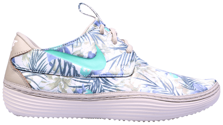 nike solarsoft moccasin floral
