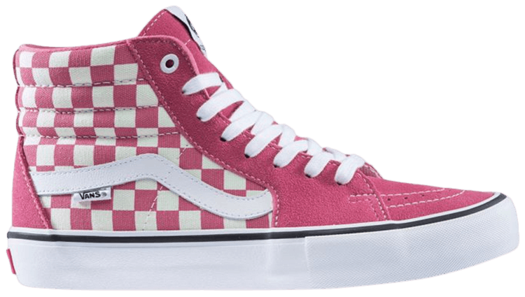 rose gold vans checkerboard