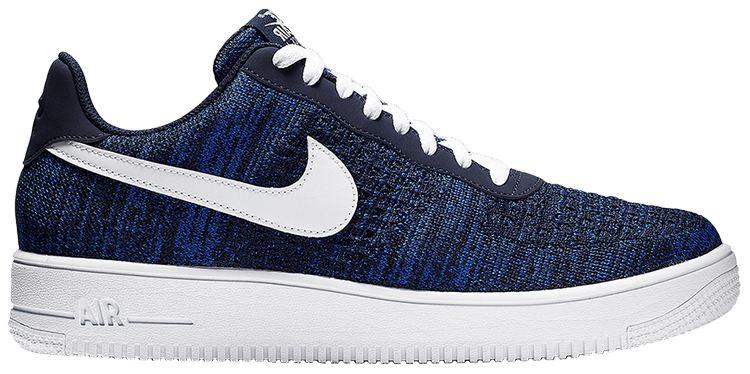 air force 1 flyknit blue