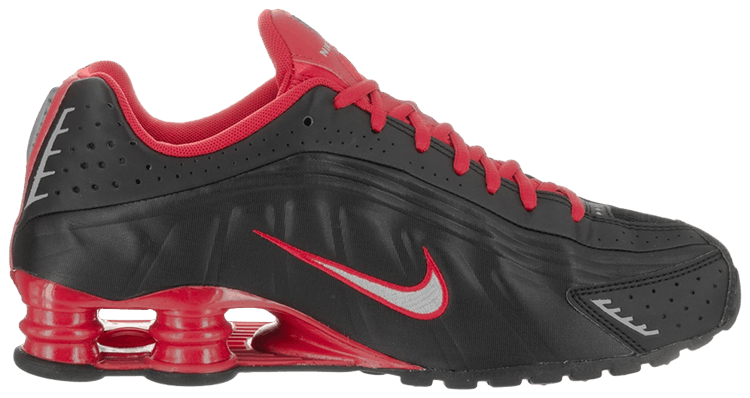 black and red shox