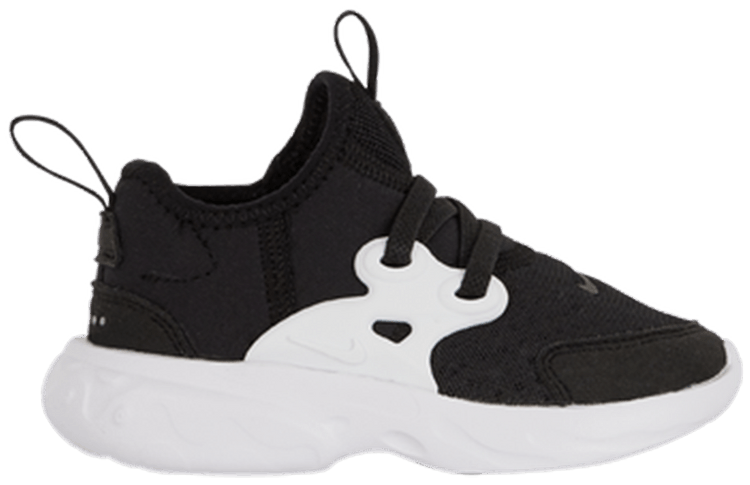 nike react presto black white