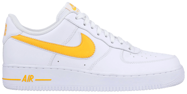 off white air force 1 university gold