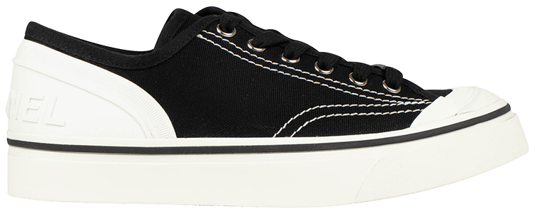 Chanel Wmns Canvas Low Top Sneaker 'Black' - Chanel - G34760 X52952