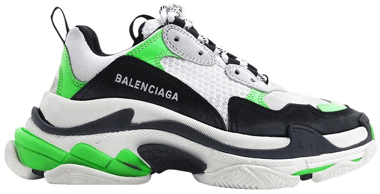 basket balenciaga vert fluo