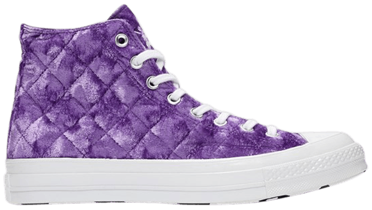 Golf Le Fleur X Chuck 70 High Quilted Velvet Tillandsia Purple Converse 165600c Goat 5917