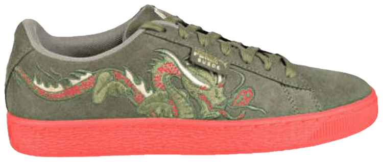 puma court classic dragon patch