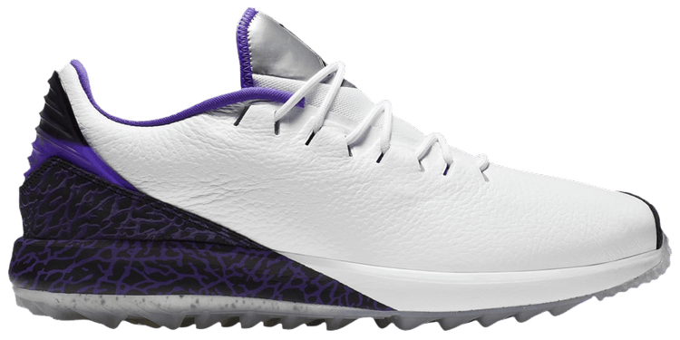 purple jordan golf shoes