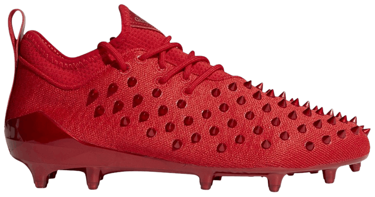 adidas red spike cleats