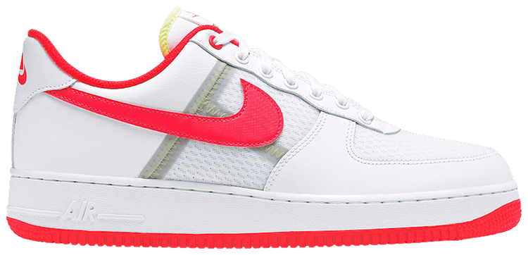 air force 1 transparent white grey