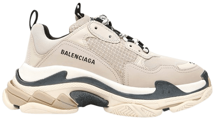 balenciaga trainers womens beige