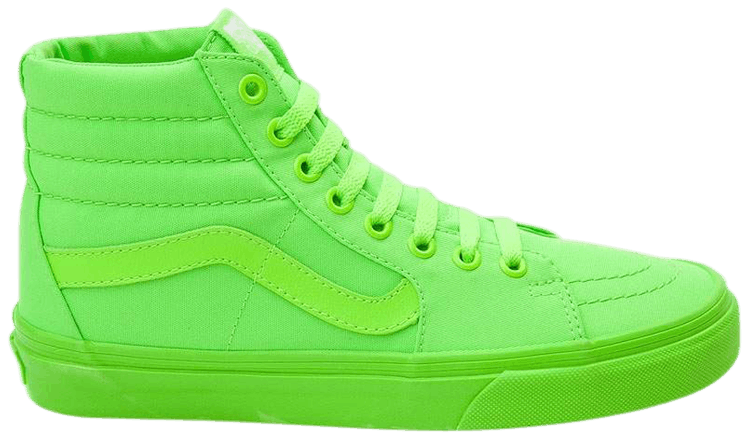 green vans high top sneakers