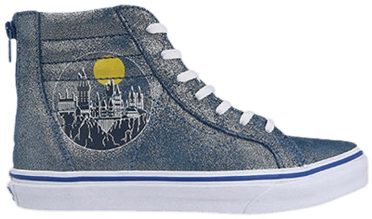 Harry Potter X Sk8 Hi Zip Kids Castle Vans Vn0a4buxv3r Goat