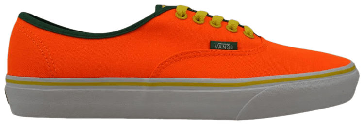 vans authentic neon orange