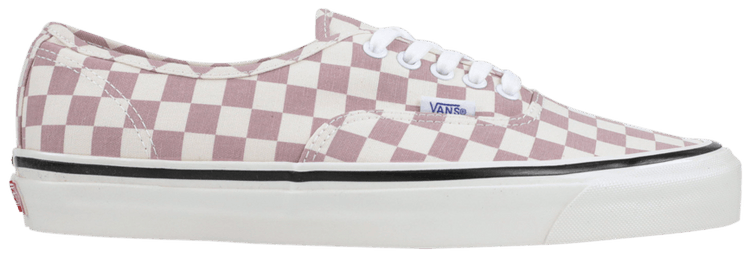 mauve checkered vans