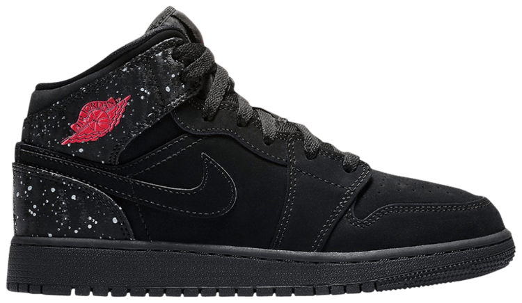 black and pink high top jordans