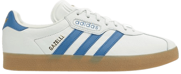 adidas gazelle super white blue