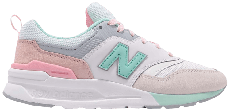 green and pink new balance