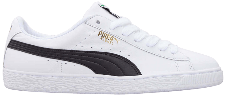 puma basket classic lfs white black