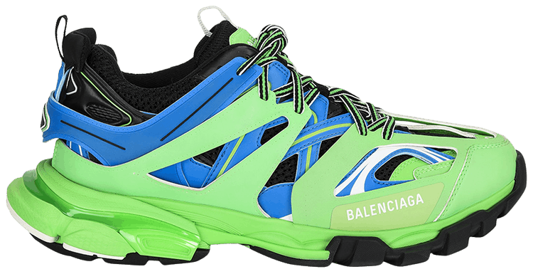 Balenciaga Track Trainer Green Blue KicksOnFire.com