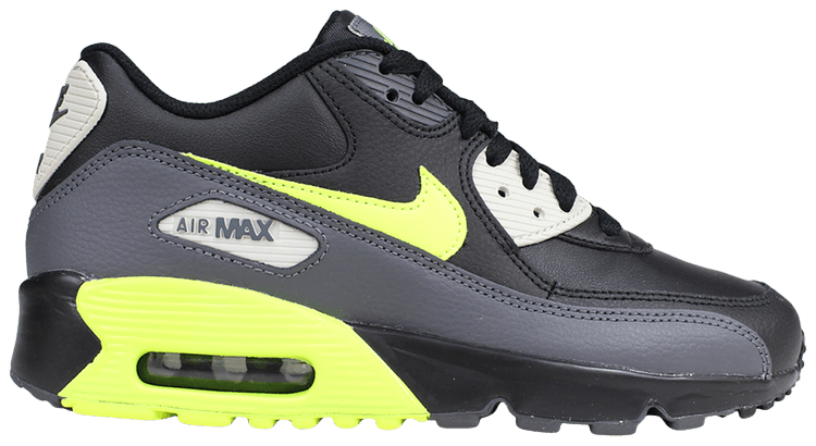 nike air max 90 dark grey volt