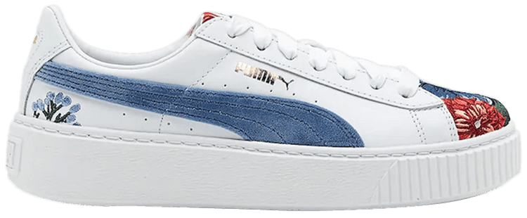 puma platform floral