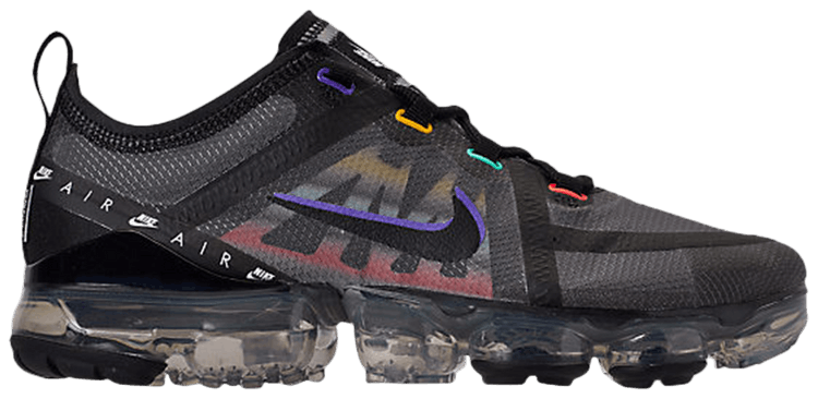 nike vapormax 2019 black multicolor