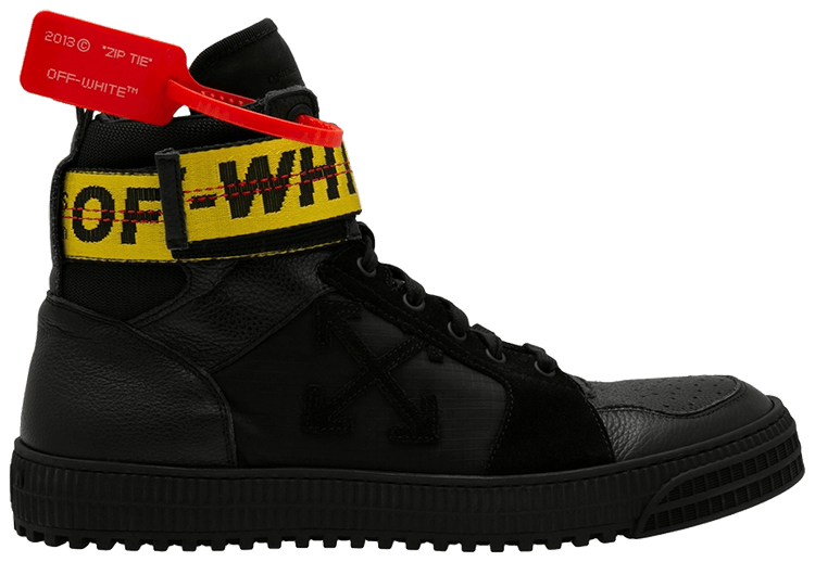 off white industrial belt high top sneaker