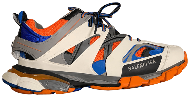 white and orange balenciagas