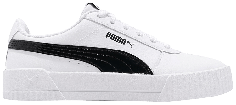 puma carina black and white