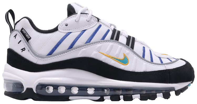 Wmns Air Max 98 Premium 'Teal Nebula' Nike CI1901 102 | GOAT Women's Nike Air Max 98 Premium CI1901 102 WhiteTeal Nebula