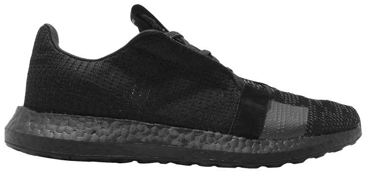 adidas senseboost triple black
