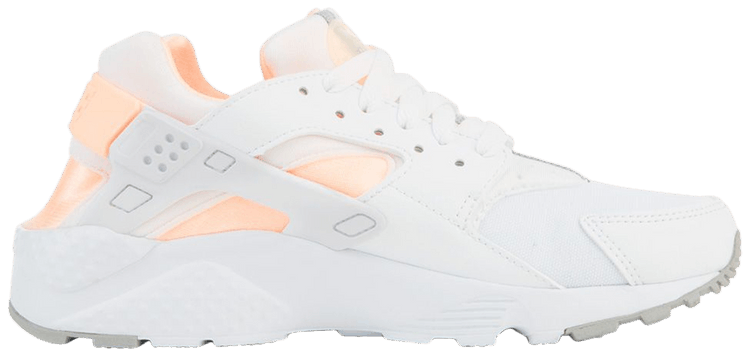 nike huarache run gs white