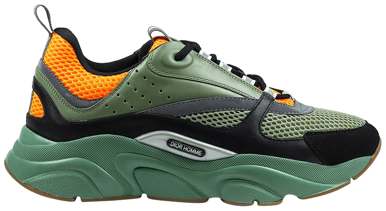 orange green sneakers