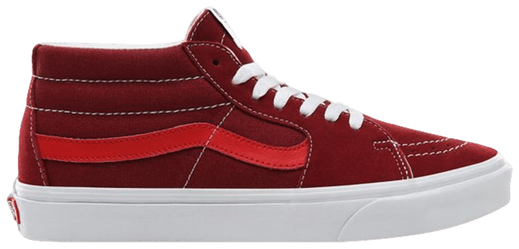 vans sk8 mid biking red