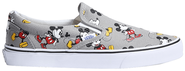 vans classic mickey mouse slip-on sneaker