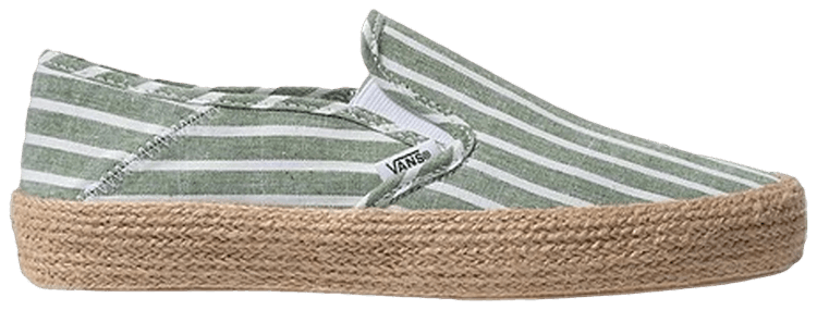 vans slip on espadrille
