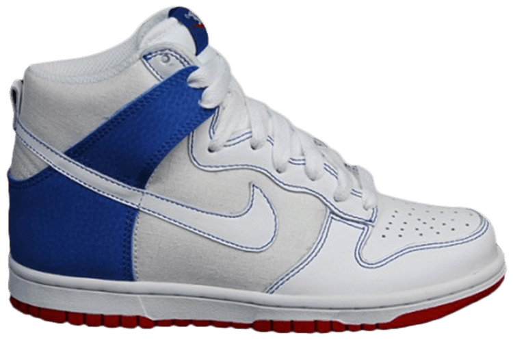 Nike dunk high varsity royal blue and white clearance