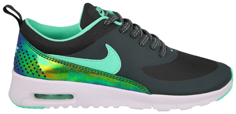 nike air max thea anthracite green glow