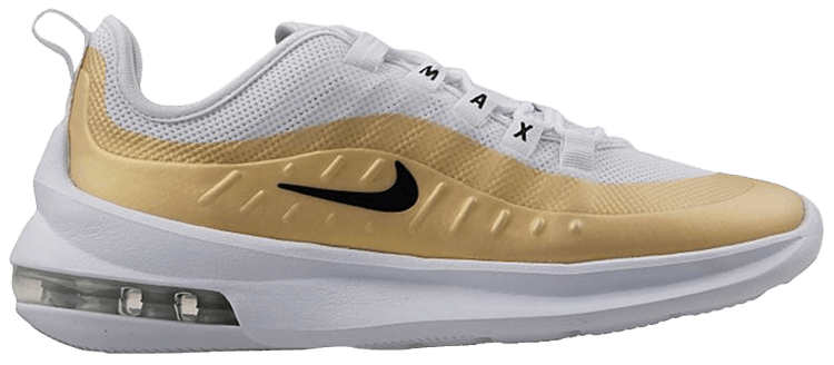 nike air max axis white and gold