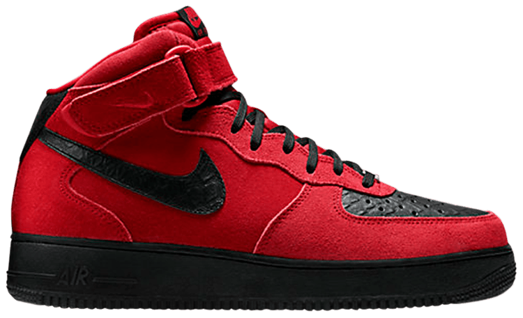 nike air force red mid